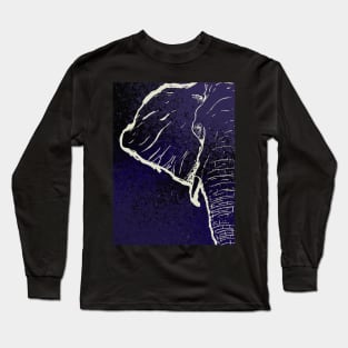 elephant sketch Long Sleeve T-Shirt